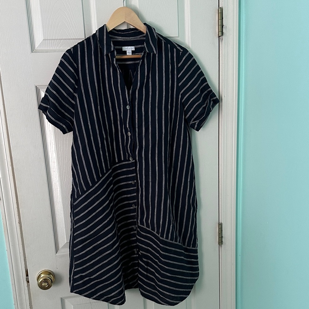 J. Jill linen shirt dress